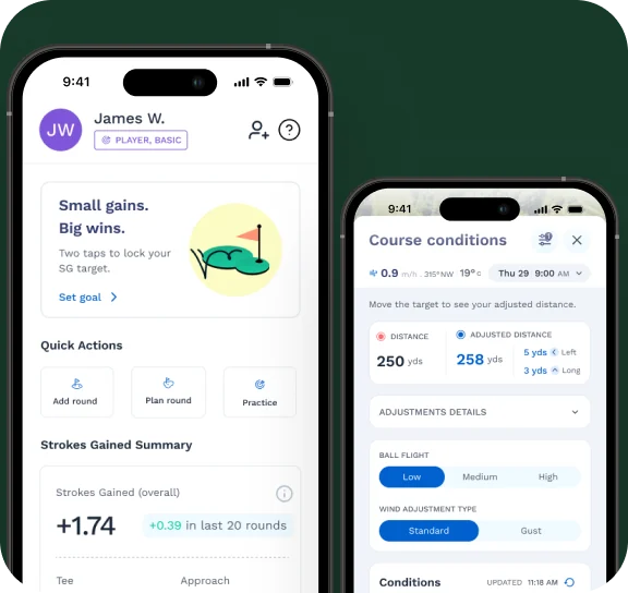 Plan Round mobile screens